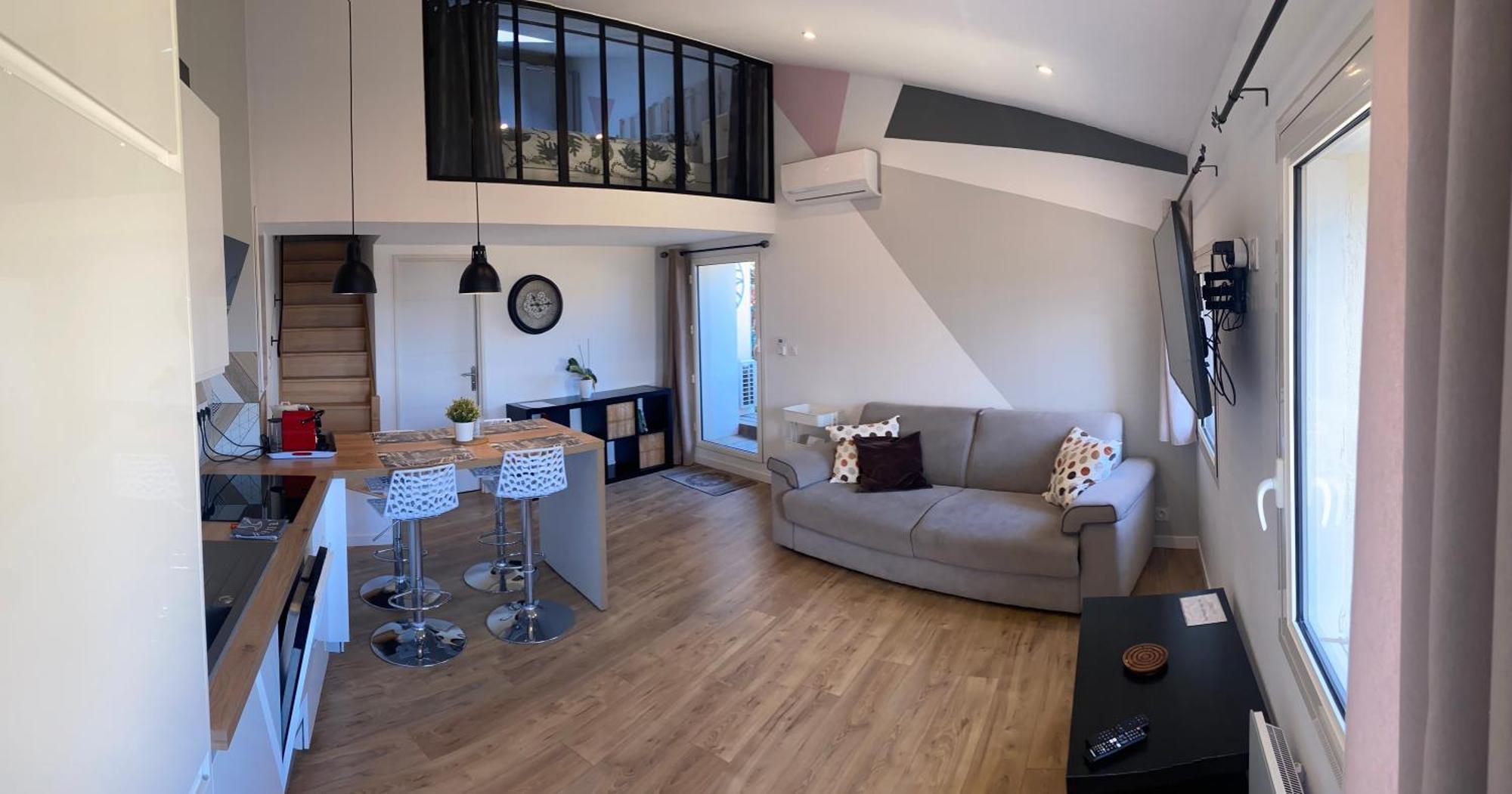 Spacieux Duplex, Vue Mer Et Belle Terrasse イエール エクステリア 写真